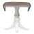 Magnolia Manor Round Wood Drop Leaf Dining Table