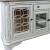 Magnolia Manor Wood/Glass Entertainment TV Stand w/4 Doors & Drawer