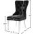 Miley Velvet Dining Chair with Acrylic Legs