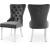Miley Velvet Dining Chair with Acrylic Legs