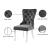 Miley Velvet Dining Chair with Acrylic Legs