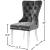 Miley Velvet Dining Chair with Acrylic Legs