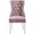 Miley Velvet Dining Chair with Acrylic Legs