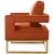 Noah Velvet Accent Chair with Gold Stainless Steel Base