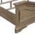 Magnolia Manor Tweed/Wood Upholstered King Size Bed