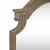 Magnolia Manor Wood/Glass Mirror