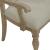 Magnolia Manor Tweed Chenille/Wood Splat Back Arm Chair