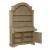 Magnolia Manor Wood/Glass Hutch & Buffet w/2 Doors & 2 Drawers