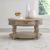 Magnolia Manor Cloverleaf Cocktail Table | Weathered Bisque