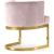 Gianna Velvet Dining Chair with Gold Stainless Steel Base