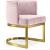 Gianna Velvet Dining Chair with Stainless Steel Base
