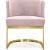 Gianna Velvet Dining Chair with Stainless Steel Base