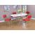 Retro Open Back Leatherette Side Chairs with Chromed Base