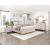 Montrose Chenille/Wood Eastern King Storage Platform Bed with LED Lighting