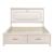 Montrose Chenille/Wood Storage Platform Bed with LED Lighting