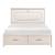 Montrose Chenille/Wood Storage Platform Bedroom Set with LED Lighting