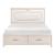 Montrose Chenille/Wood California King Storage Platform Bed with LED Lighting