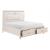 Montrose Chenille/Wood Storage Platform Bedroom Set with LED Lighting