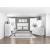 Orlo Wood Eastern King Panel Bed with LED Lighting