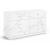 Orlo Wood Panel Bedroom Set with LED Lighting