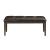 Decatur Transitional Vinyl/Wood Dining Bench