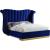Flora Velvet Queen Size Bed
