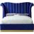 Flora Velvet King Size Bed