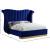 Flora Velvet King Size Bed