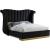 Flora Velvet Queen Size Bed