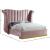 Flora Velvet King Size Bed
