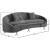 Serpentine Velvet Sofa