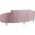 Serpentine Velvet Sofa