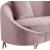 Serpentine Velvet Sofa