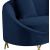 Serpentine Velvet Sofa