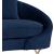 Serpentine Velvet Sofa