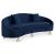 Serpentine Velvet Sofa