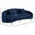 Serpentine Velvet Sofa
