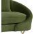 Serpentine Velvet Sofa