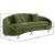 Serpentine Velvet Sofa