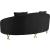 Serpentine Velvet Loveseat