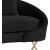 Serpentine Velvet Loveseat