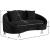 Serpentine Velvet Loveseat