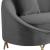 Serpentine Velvet Loveseat