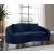 Serpentine Velvet Loveseat