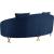 Serpentine Velvet Loveseat