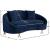 Serpentine Velvet Loveseat