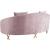 Serpentine Velvet Loveseat