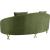 Serpentine Velvet Loveseat