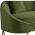 Serpentine Velvet Loveseat