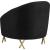 Serpentine Velvet Chair